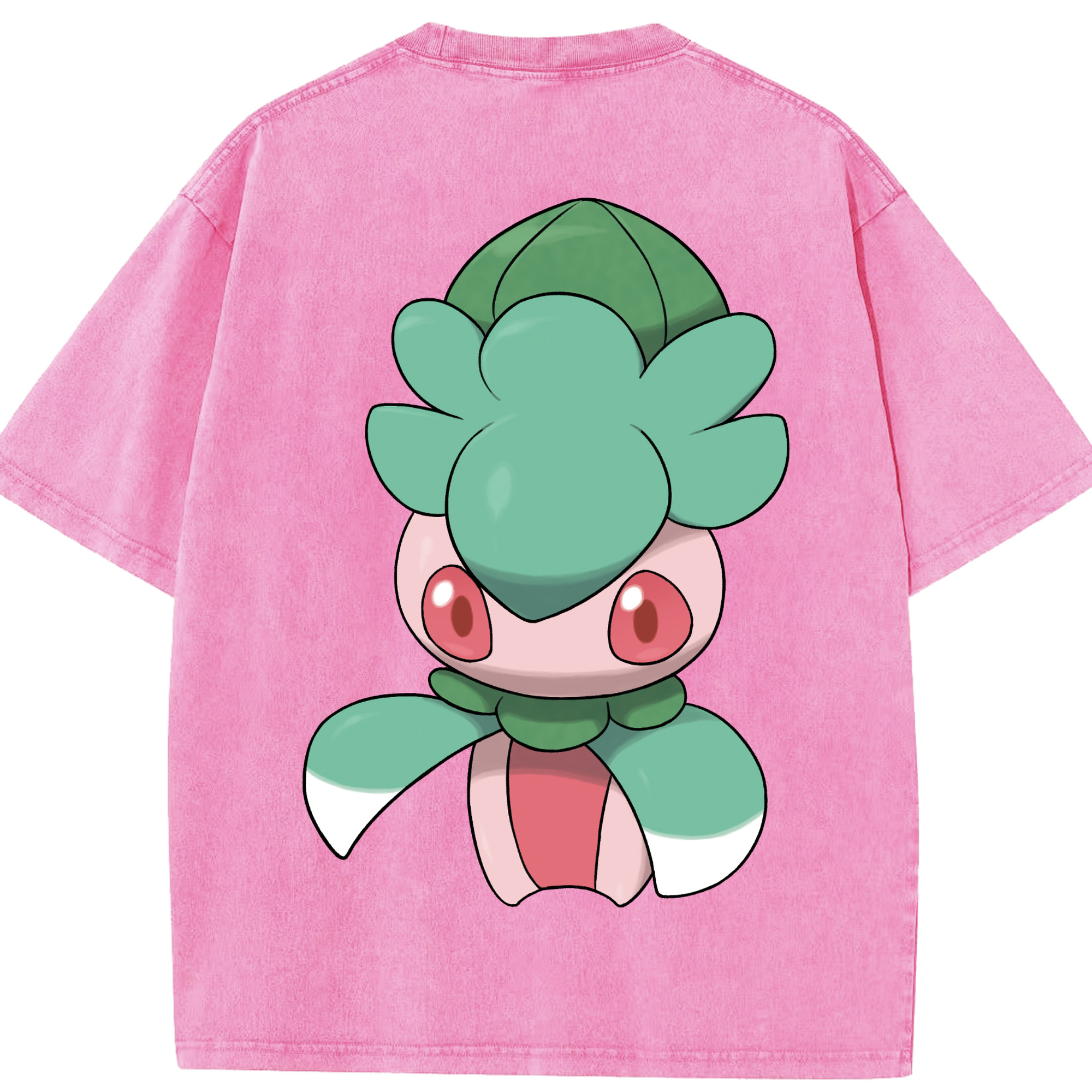 （画像用） ポケットモンスター Pokémon 綿100% ヴィンテージ風 半袖Tシャツ（背面プリント）